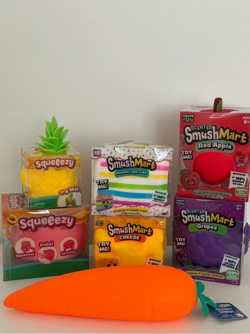 SmushMart Squeeezy Squishy Toy Bundle